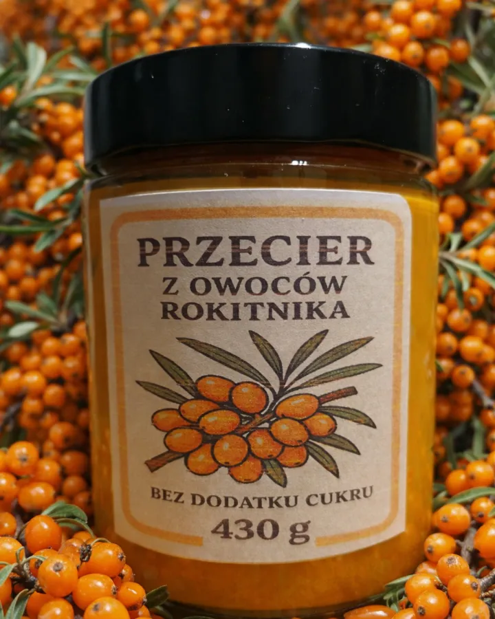 Przecier z owoców rokitnika 430g