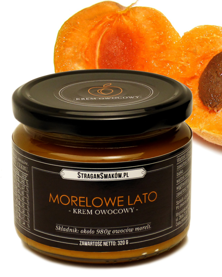 Morelowy krem bez dodatku cukru