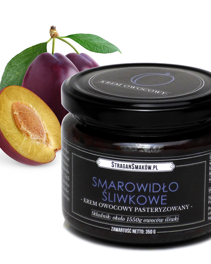 Smarowidło śliwkowe, bez dodatku cukru, bez konserwantów