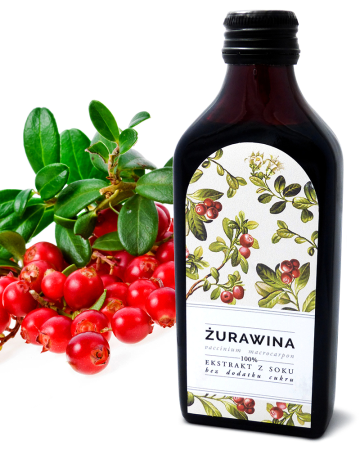 Ekstrakt z soku żurawiny 200ml