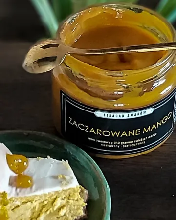Zaczarowane mango, bez konserwantów, bez dodatku cukru, krem owocowy